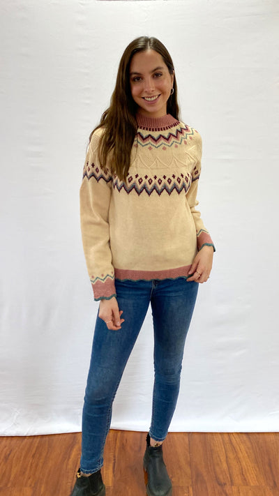 Sweater Anahí Diseño Rombos