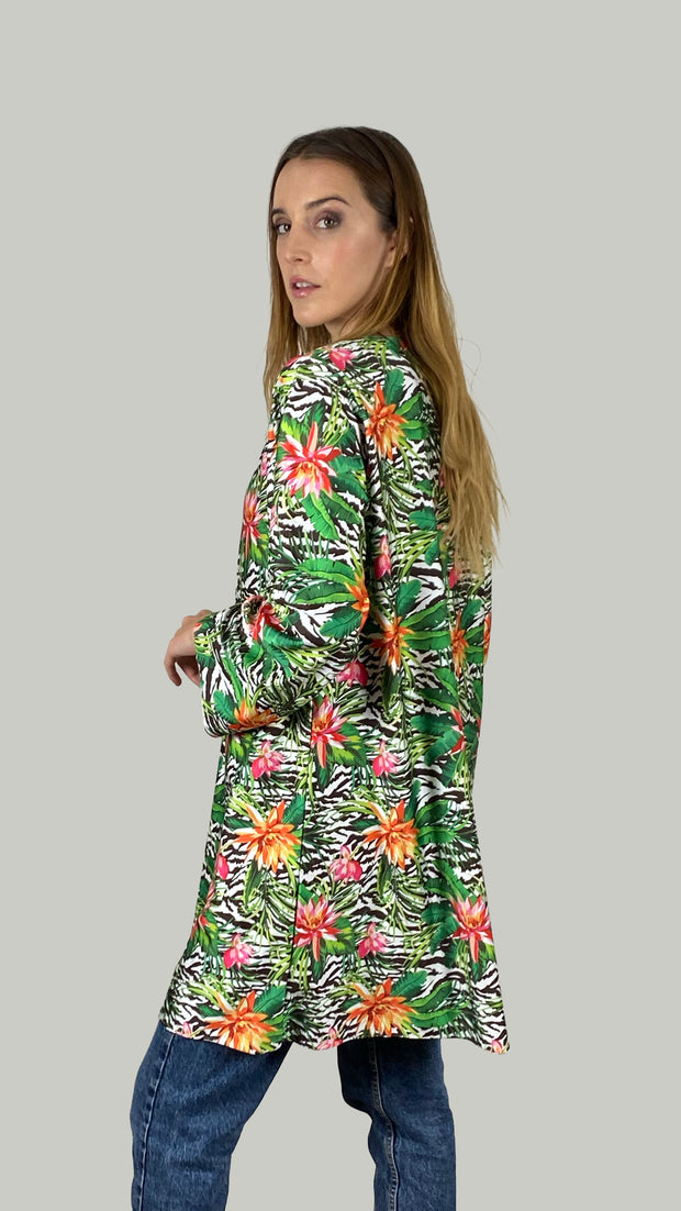Kimono Ofelia Cebra Tropical