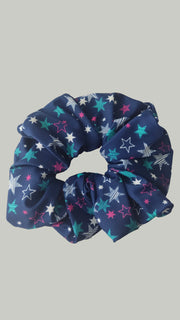 Scrunchie Estrellas Azul