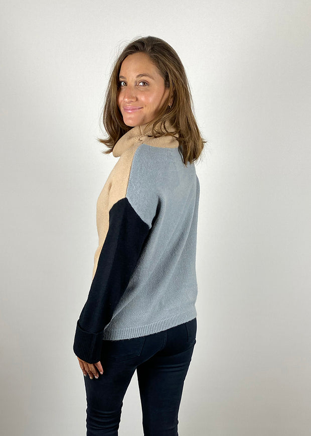 Sweater María Joaquina Beige Gris