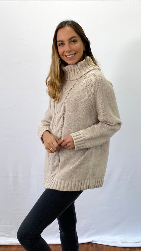 Sweater Sakura Blanco Invierno