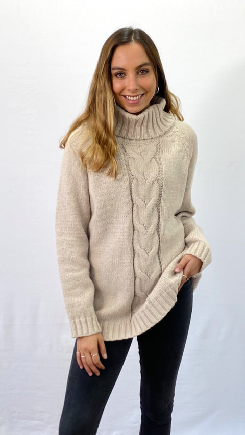 Sweater Sakura Blanco Invierno