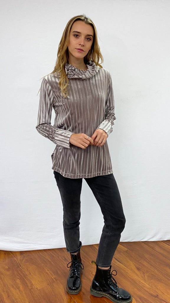 Polerón Felisa Gris