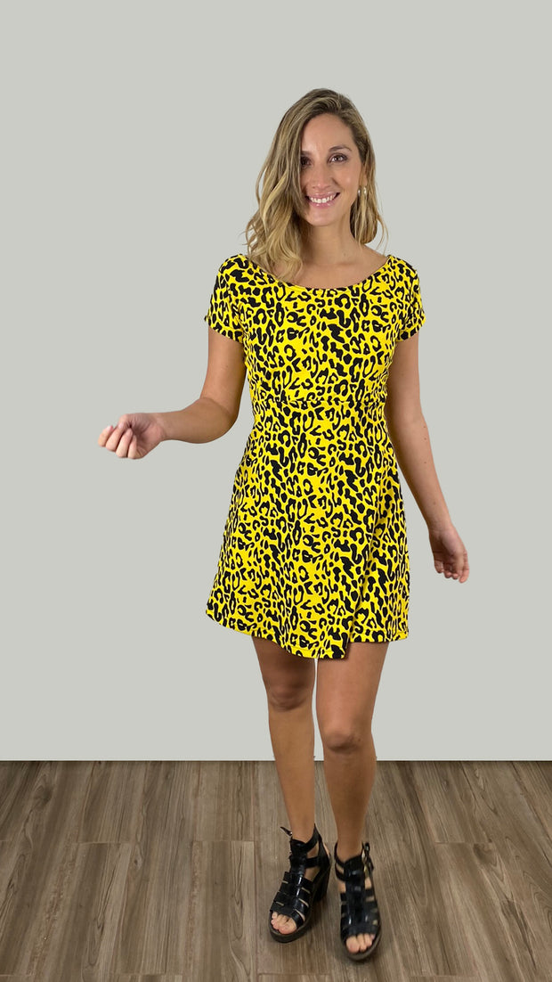 Vestido Olivia Print Amarillo