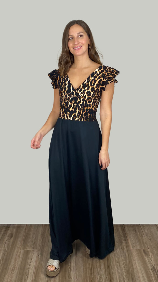 Vestido Anette Print Negro