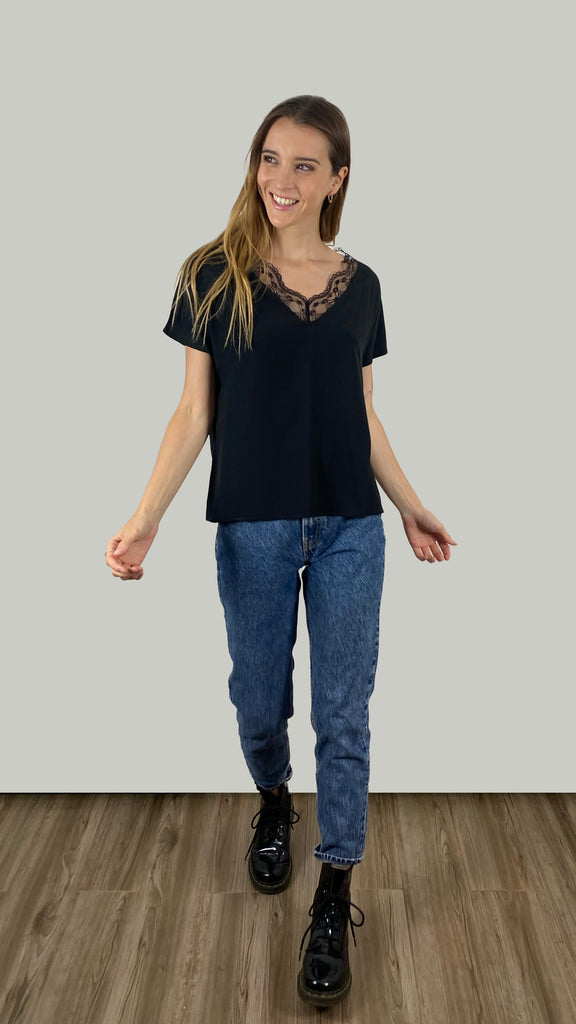 Polera Olaya Negra