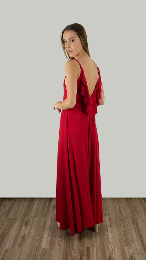 Vestido Isabel Rojo – La Maja