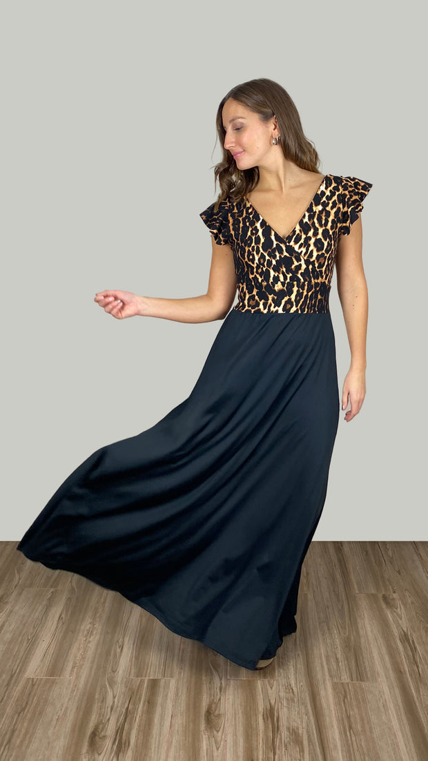 Vestido Anette Print Negro