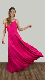 Vestido Isabel Fucsia