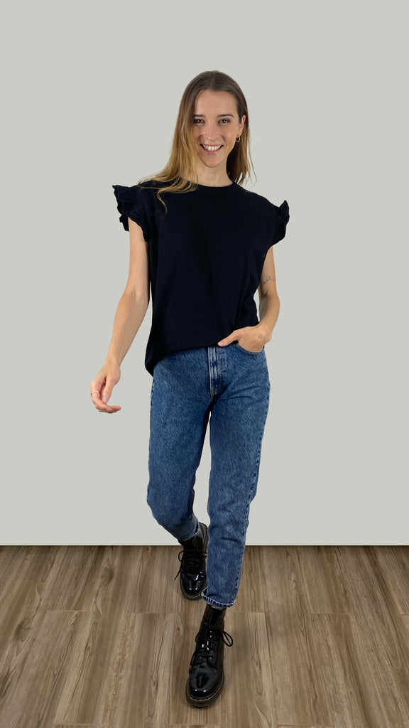 Polera Lina Negra