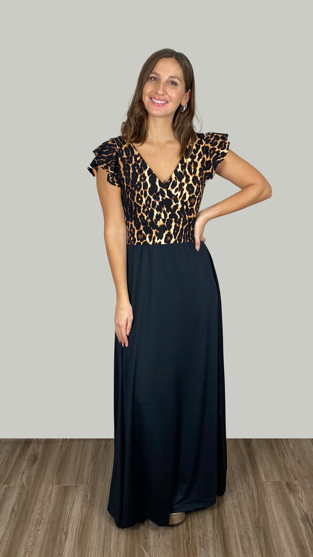 Vestido Anette Print Negro