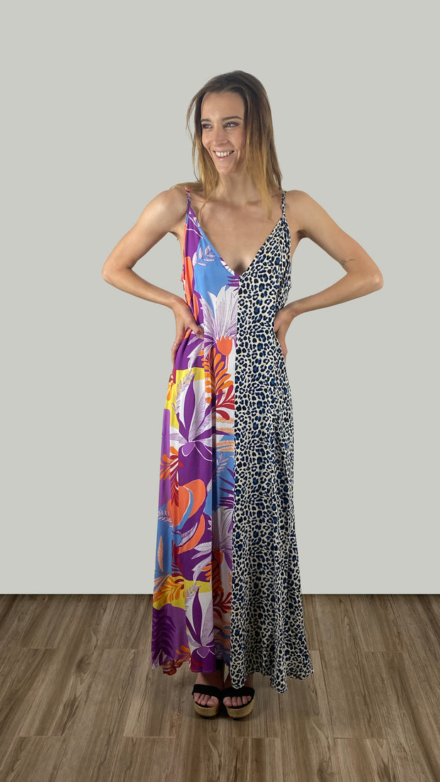 Vestido Dua Print Azul