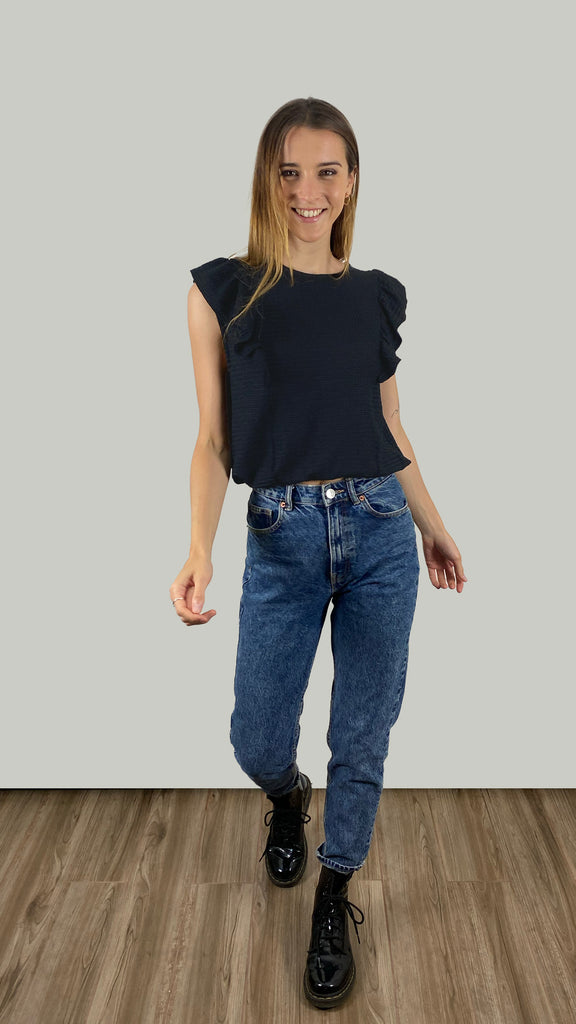 Polera Adelina Negra