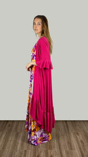 Kimono Rosa María Fucsia