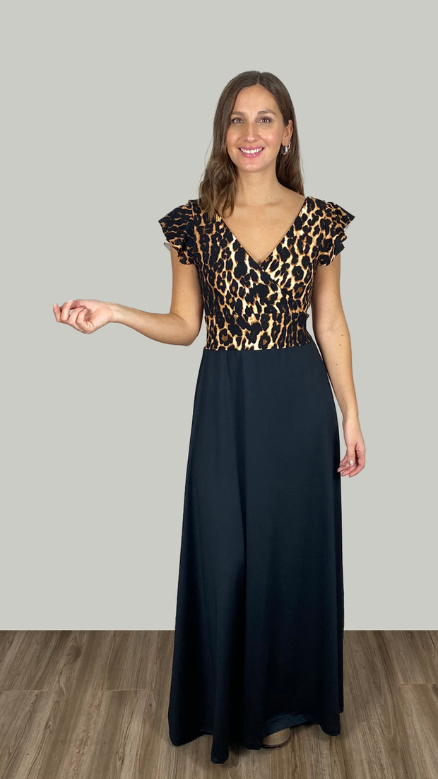 Vestido Anette Print Negro