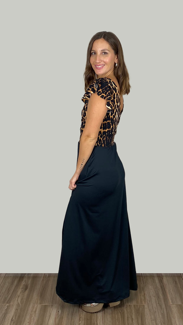 Vestido Anette Print Negro