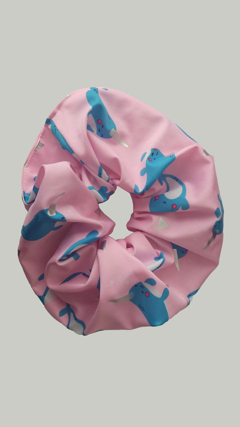 6 Pezzi Di Scrunchie Per Capelli In Seta/raso, Colori Nero, Bianco - Foto 2