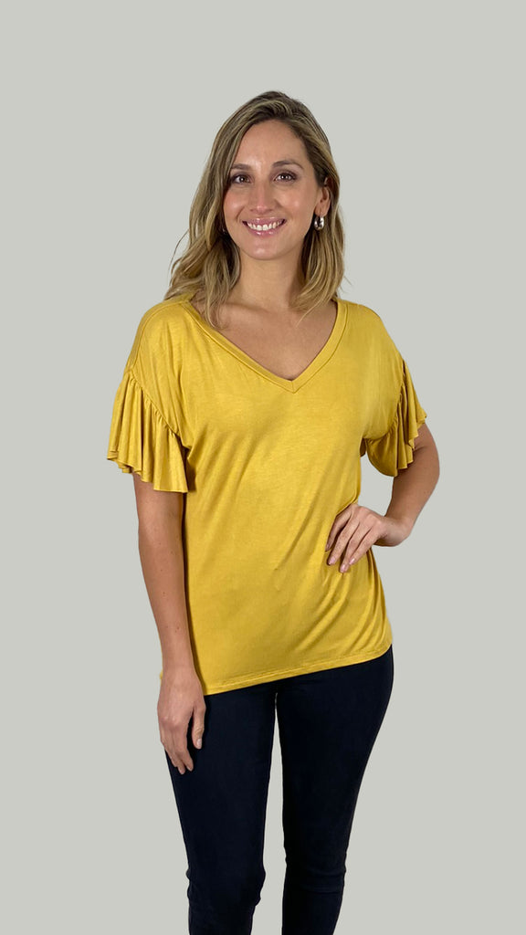 Polera Rafaela Mostaza