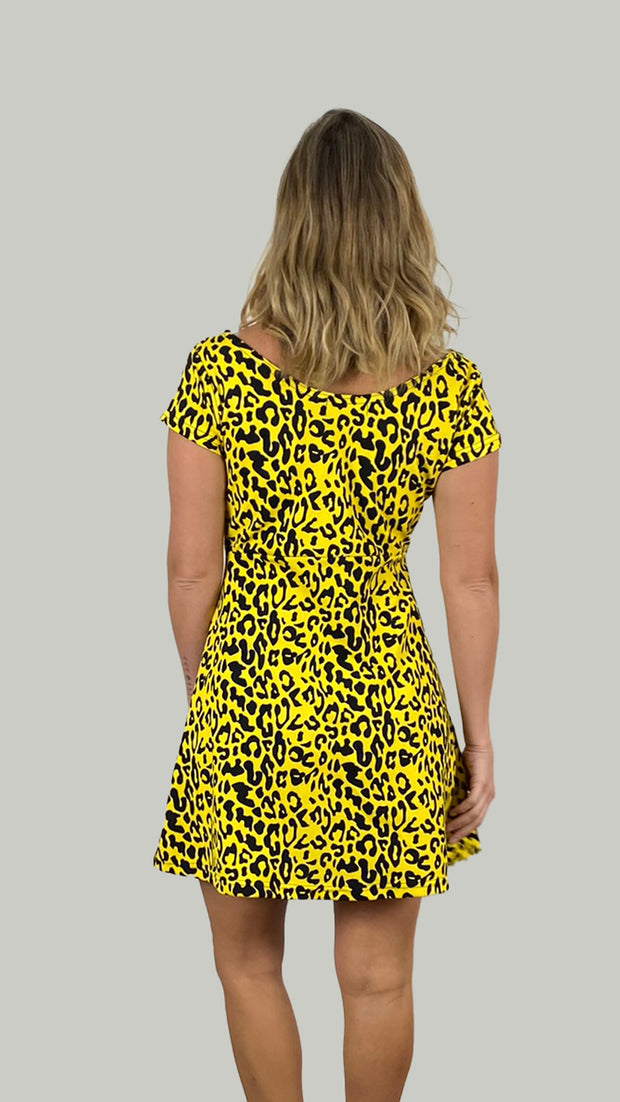 Vestido Olivia Print Amarillo