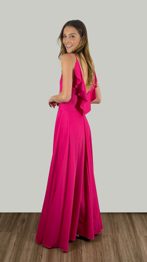 Vestido Isabel Fucsia