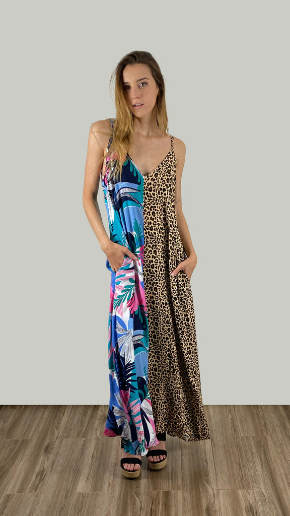 Vestido Dua Print Café