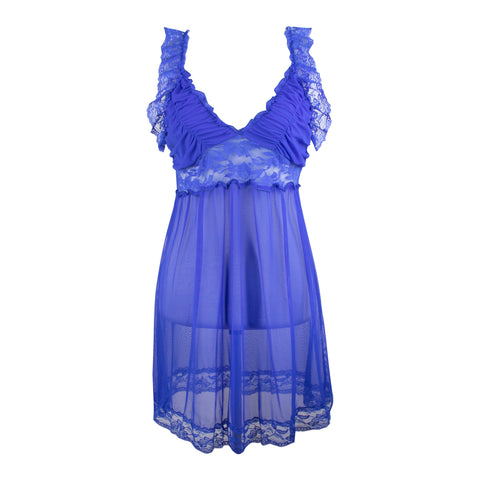 Babydoll Eléonore Azul