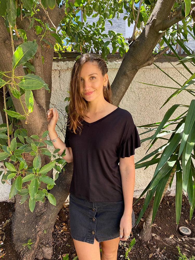 Polera Rafaela Negra