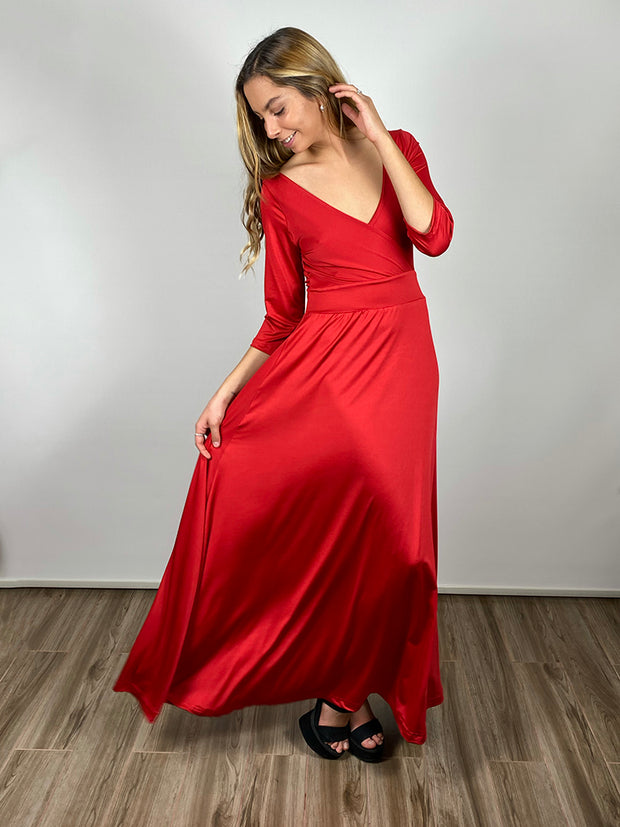 Vestido Luciana Rojo