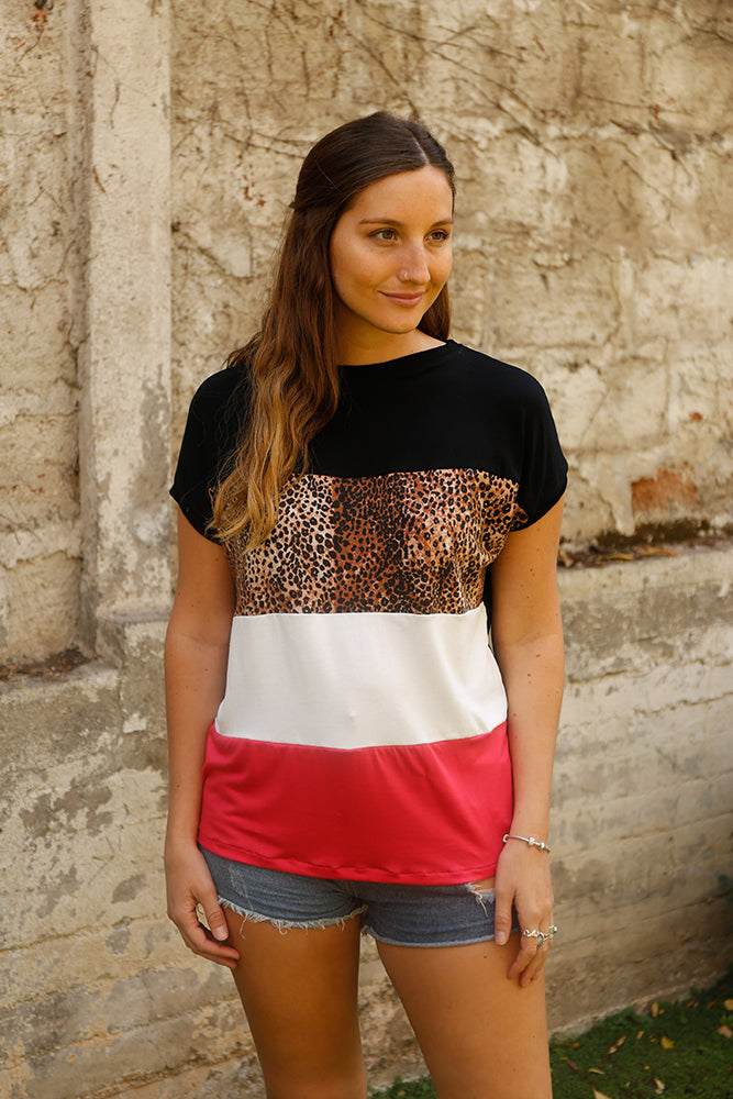 Polera París Color Block