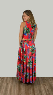 Conjunto Julieta Rojo Tropical