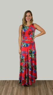 Conjunto Julieta Rojo Tropical