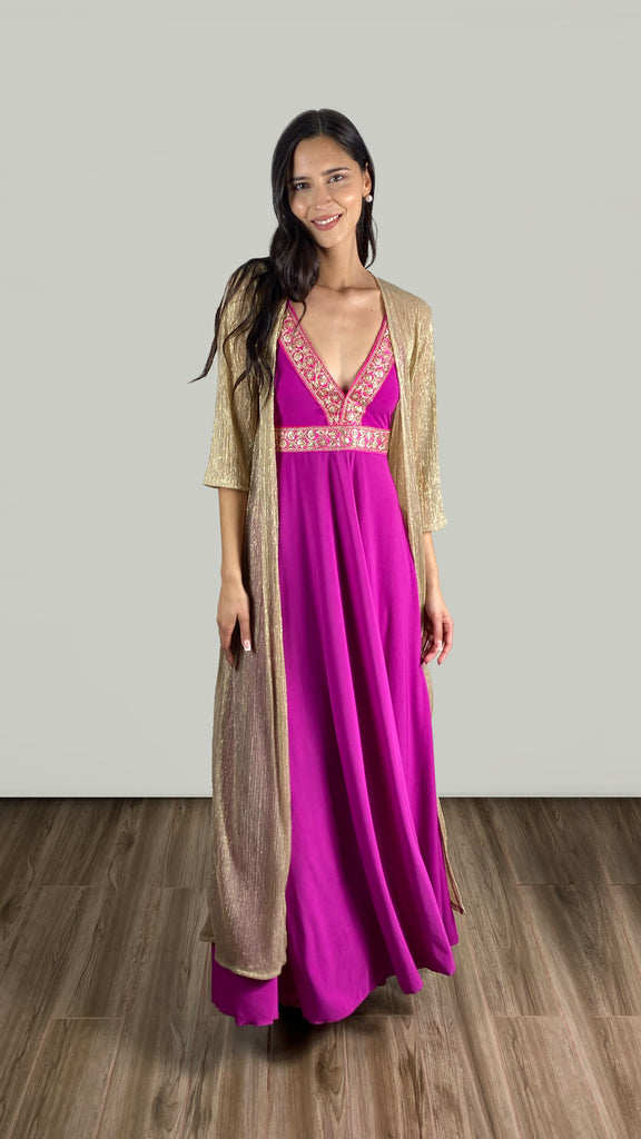 Kimono Matilde Dorado – La Maja - Main Image