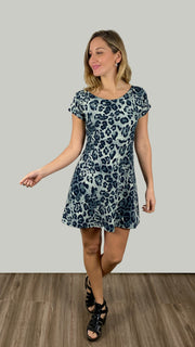 Vestido Olivia Print Gris